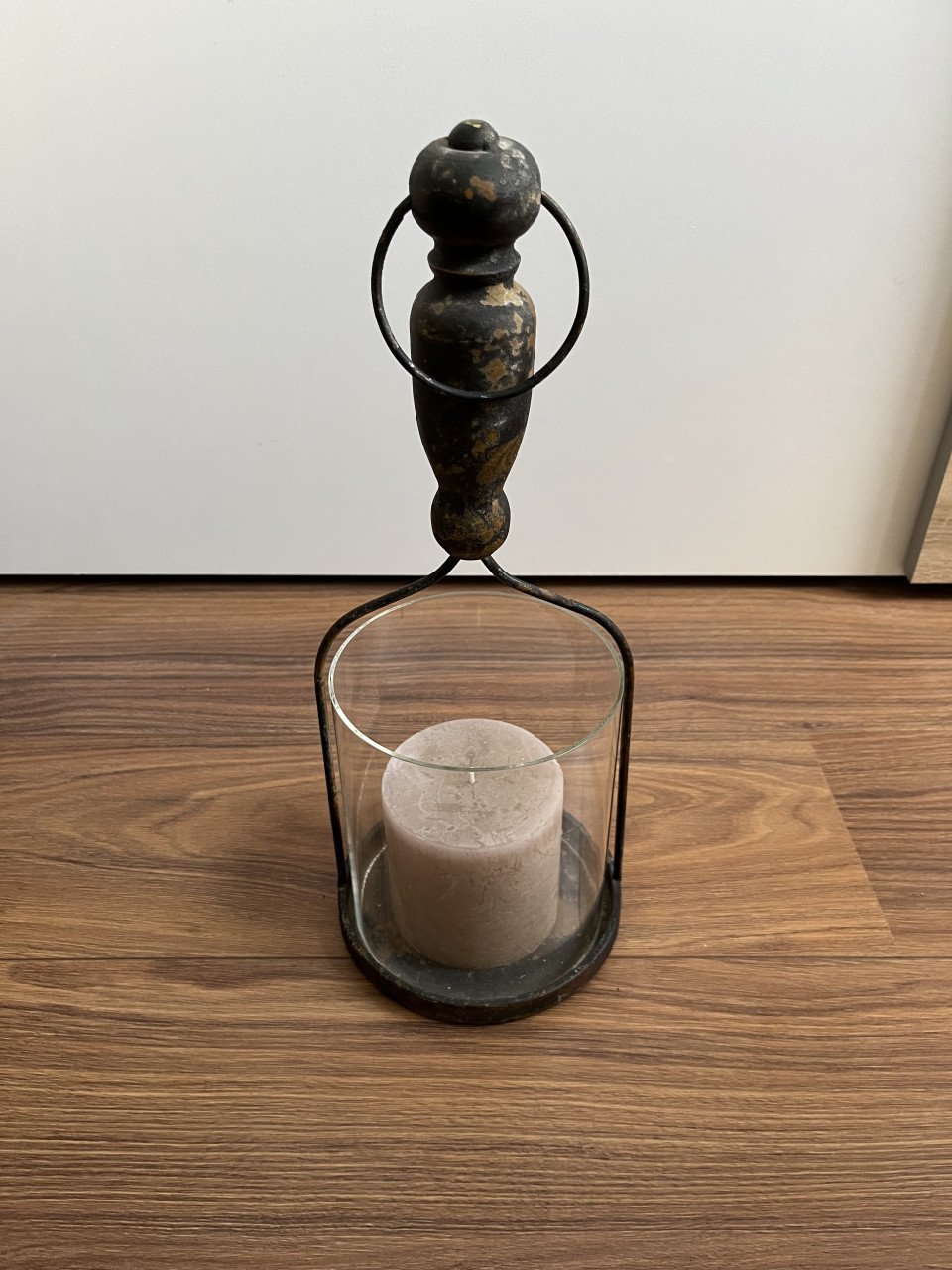 Stamper met windlicht