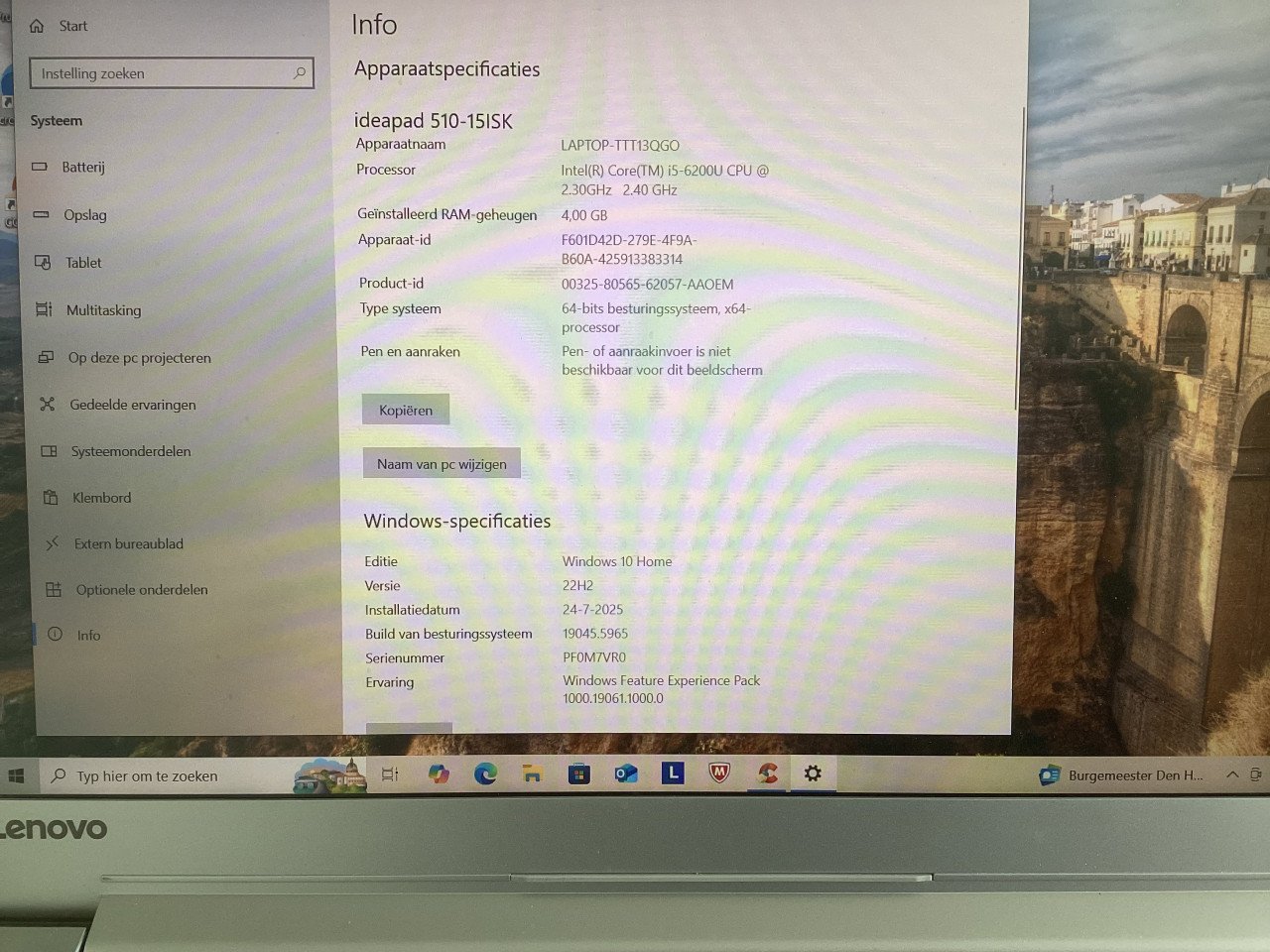 Lenovo laptop Ideapad 510 15,6 inch