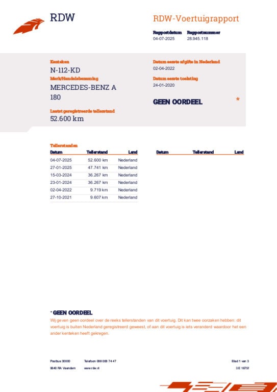 Mercedes-Benz A-Klasse 180 business solution amg