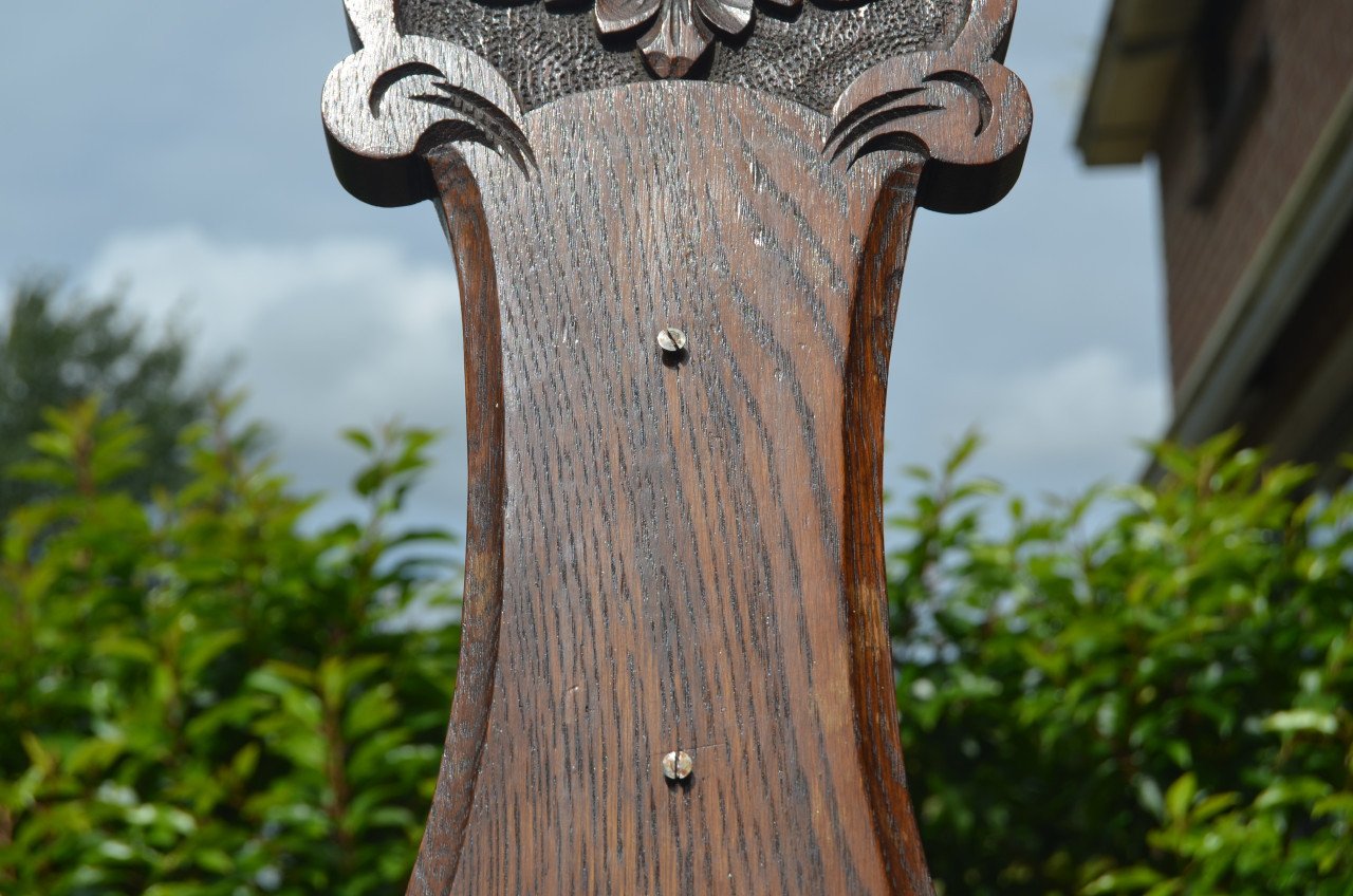 Grote Antieke Engelse Banjo Barometer