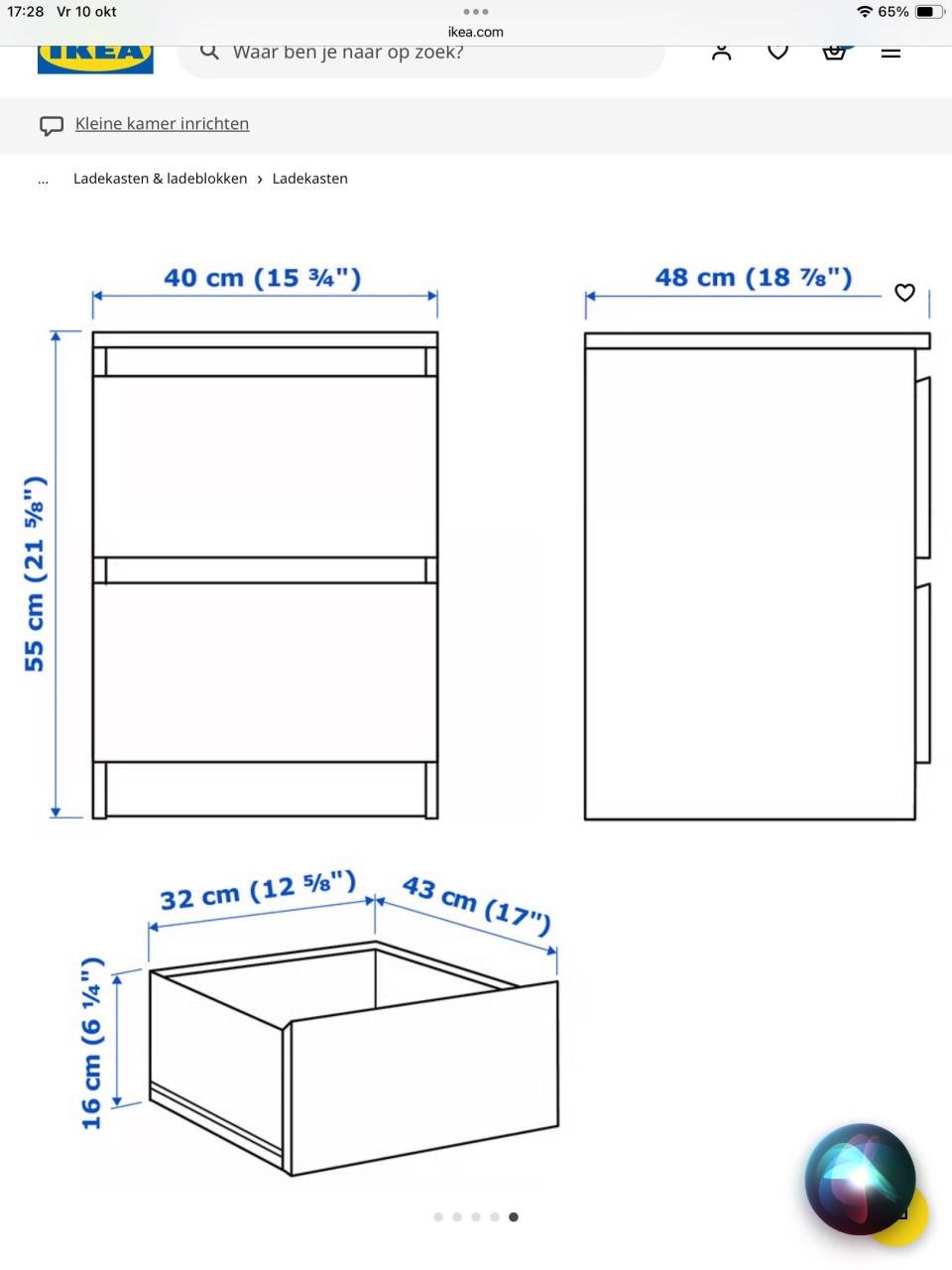 IKEA MALM KASTJE ZO GOED ALS NIEUW