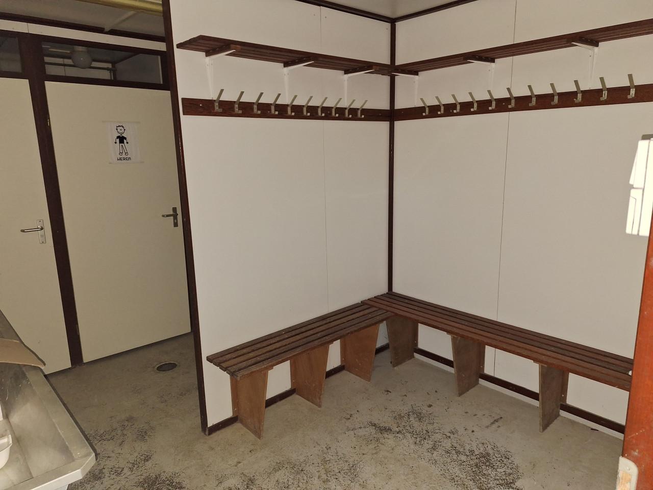 Sanitairunit, wc unit, toiletgebouw, keet, wcunit.