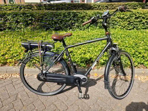 Schitterende Batavus elektrische heren fiets met Bosch middenmotor