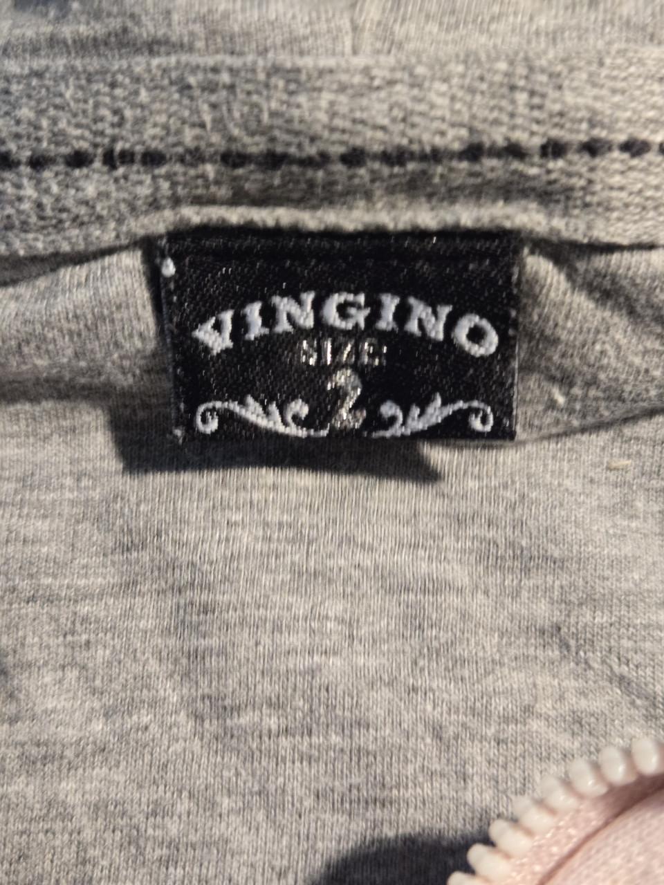 Lichtroze kinderhoodie Vingino Maat 86/92 2 jaar