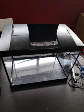 Aquarium met toebehoren