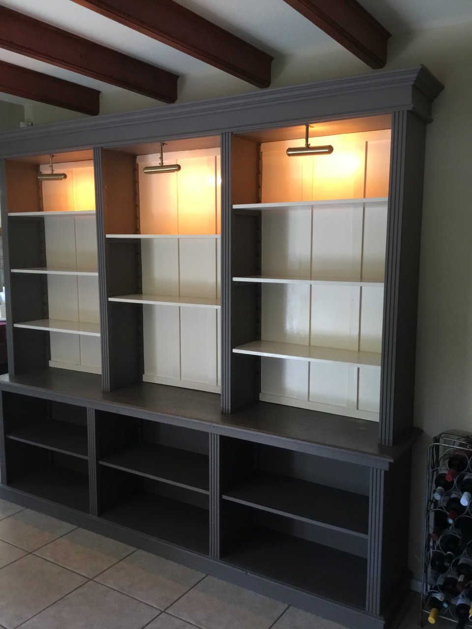 Z.g.a.n. Open boeken/servieskast