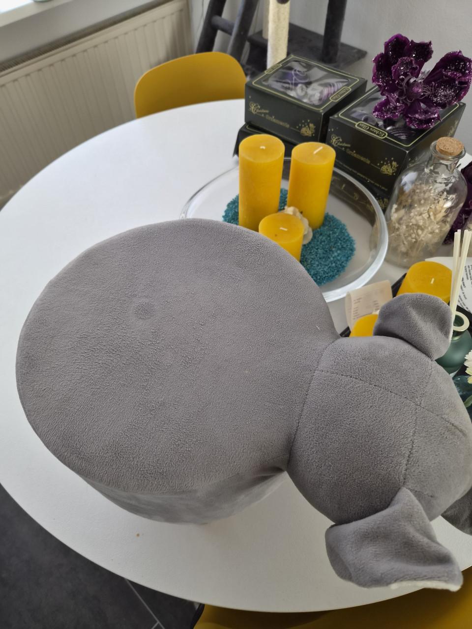 🐘 Schattig olifant krukje – grijs