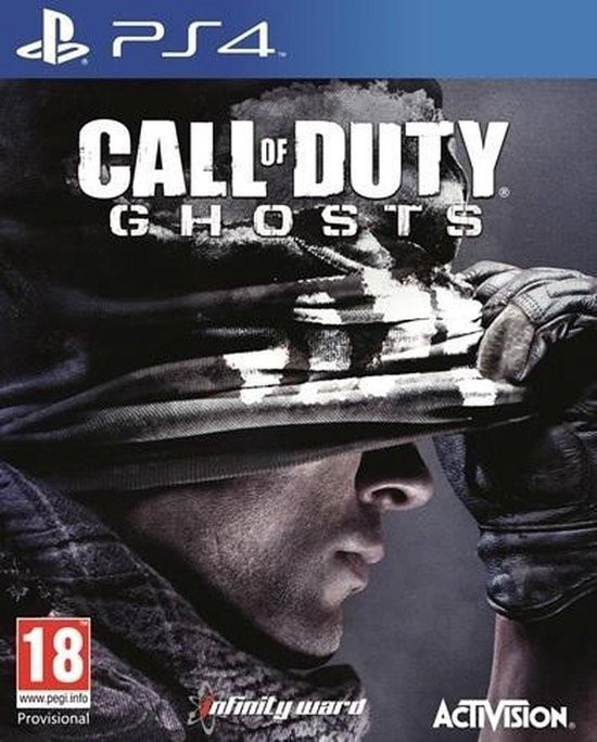 Ps4 game, call of duty Ghost, geen krasje, geen koeriers