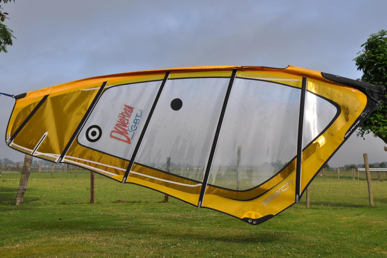 5.0 m2 NeilPryde Search set (zeil, mast, giek, mastvoet)