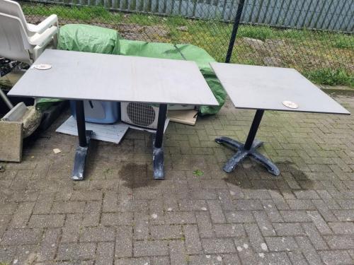 Tuinset terras alu 2 x TAFEL klein & groot