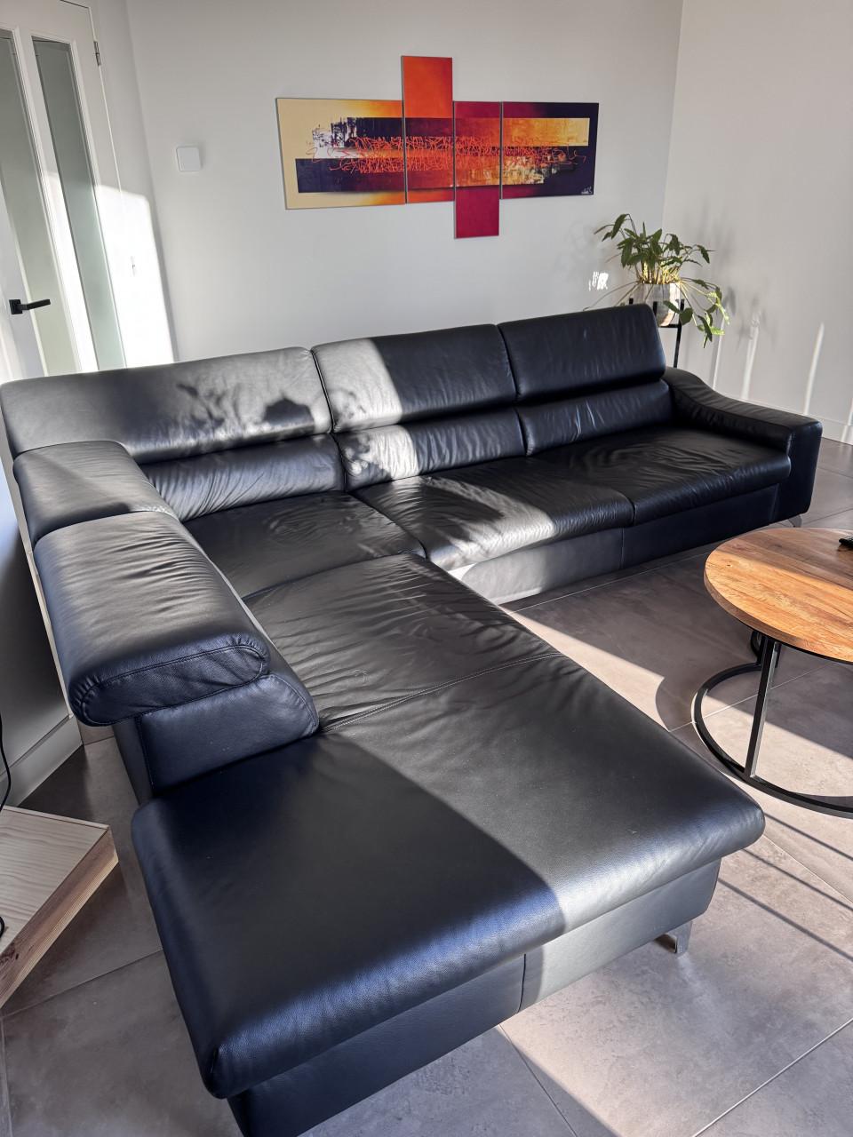 Lederen Hoekbankstel