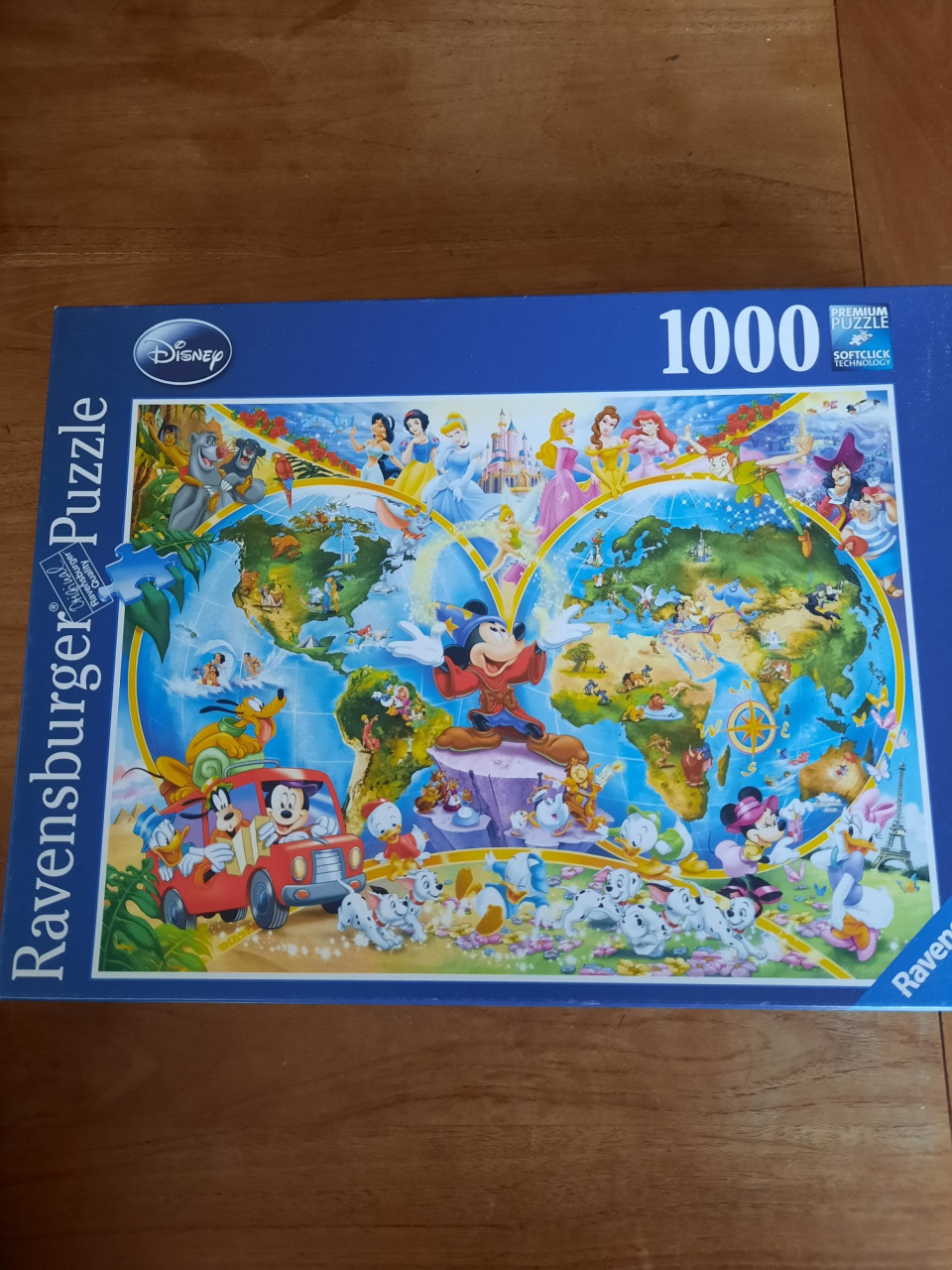 2x Disney puzzel 1000 st elk  Ravensburg en Jumbo