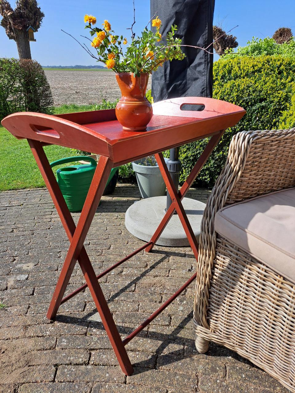 Inklapbare butlertray dienbladtafel