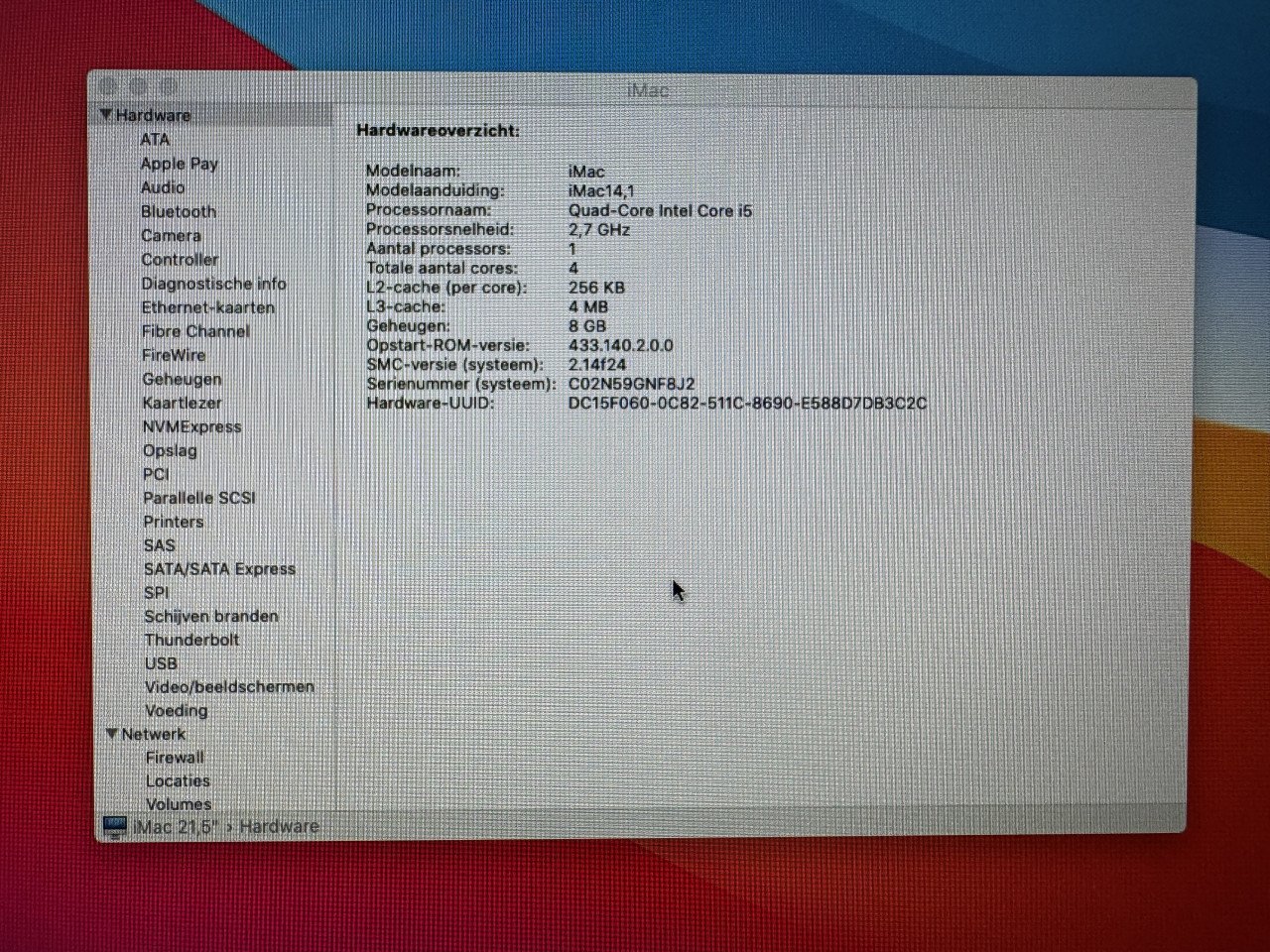 IMac (21,5 inch, Late 2013)
