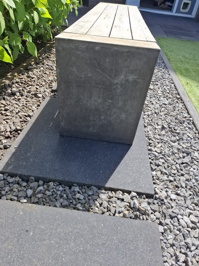 Tuinbank l hout l polystone