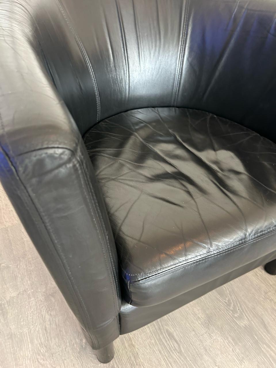 Mooi kuipstoeltje leer