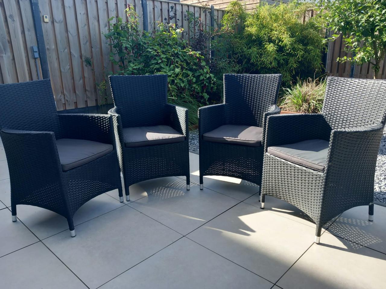 Tuinstoelen 4 stuks