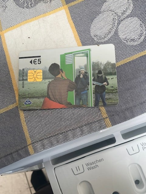 Decoratieve telefoonkaart  voor verzamelaar ?