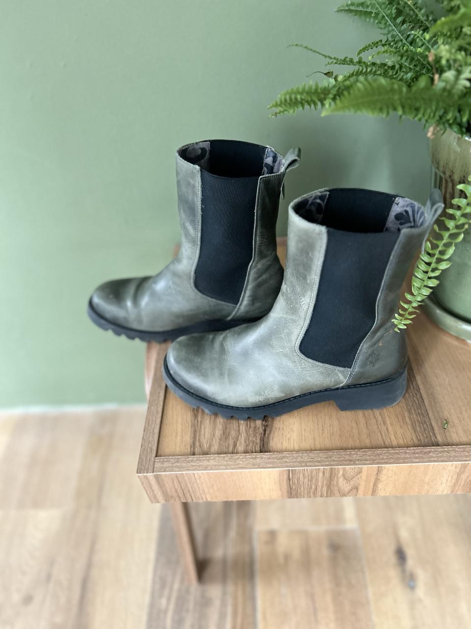 Fly London boots maat 39 in het groen