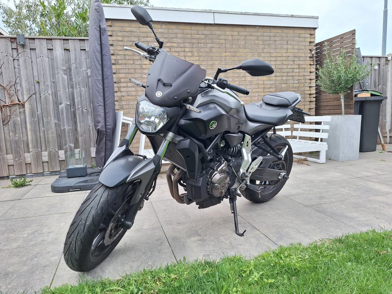 Yamaha MT-07 met Akrapovic