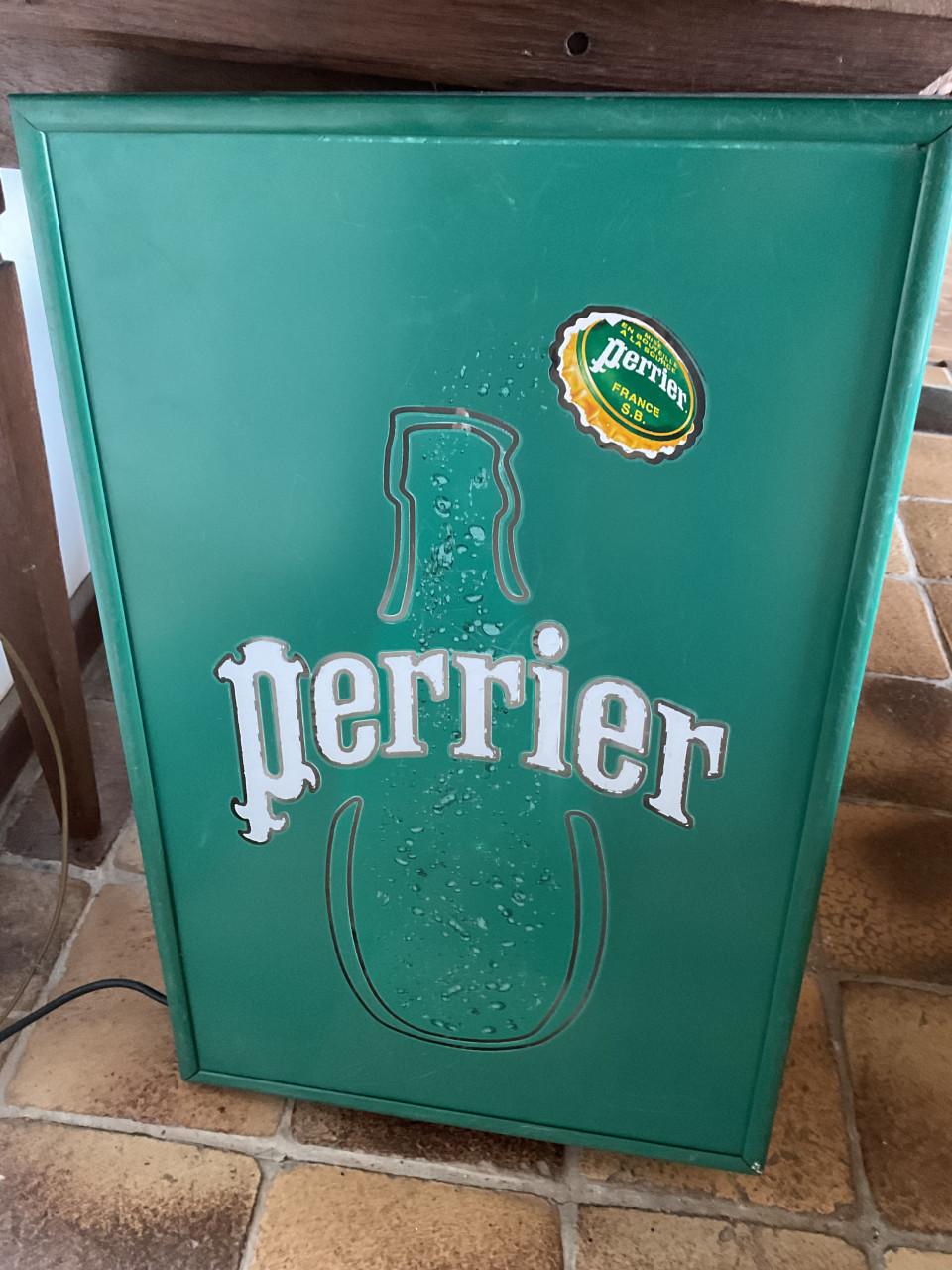 Perrier lichtreclame