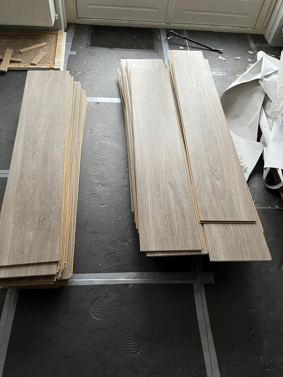 50 m2 laminaat gratis at te halen