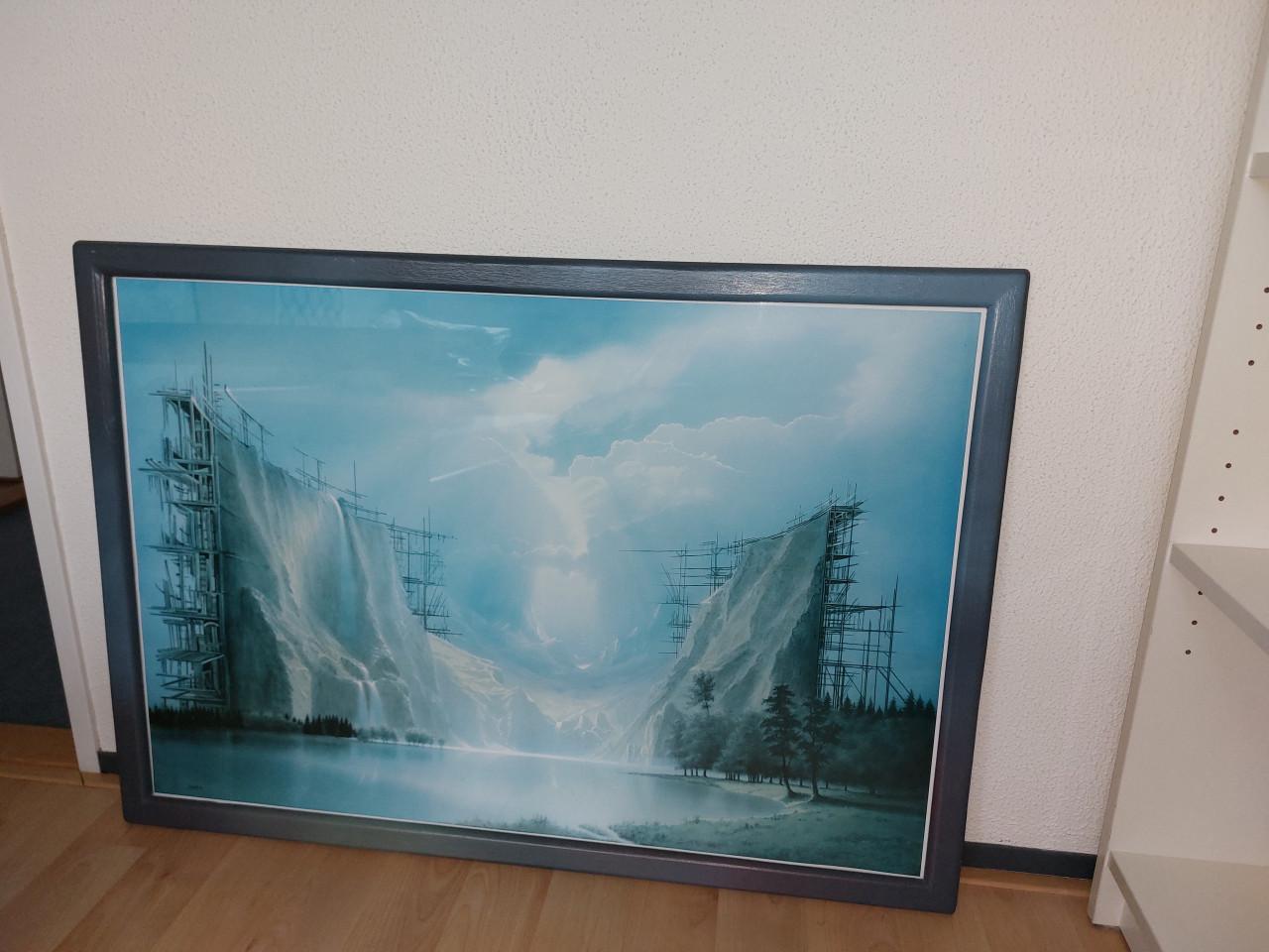 Reproductie schilderij Hans Werner Sahm