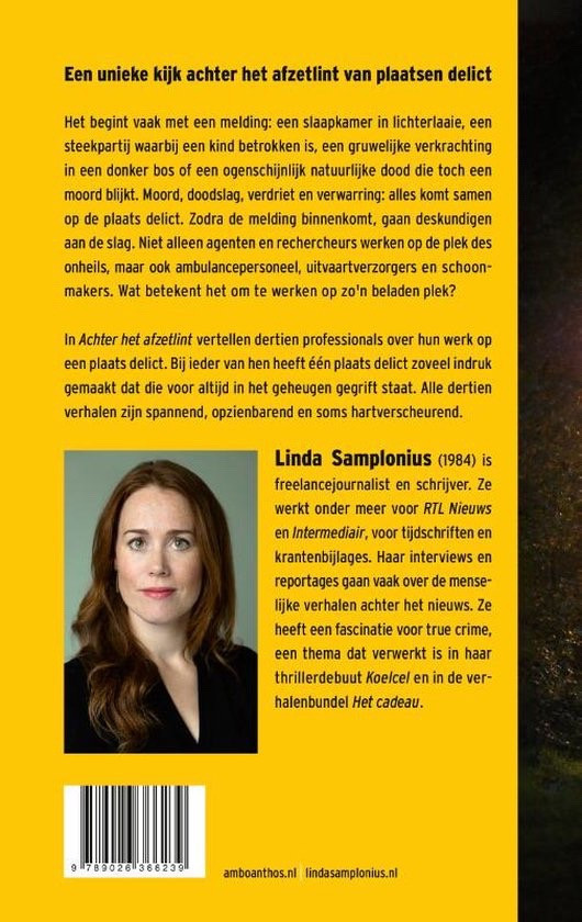 Achter het afzetlint (Linda Samplonius)
