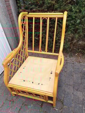 Rotan stoel