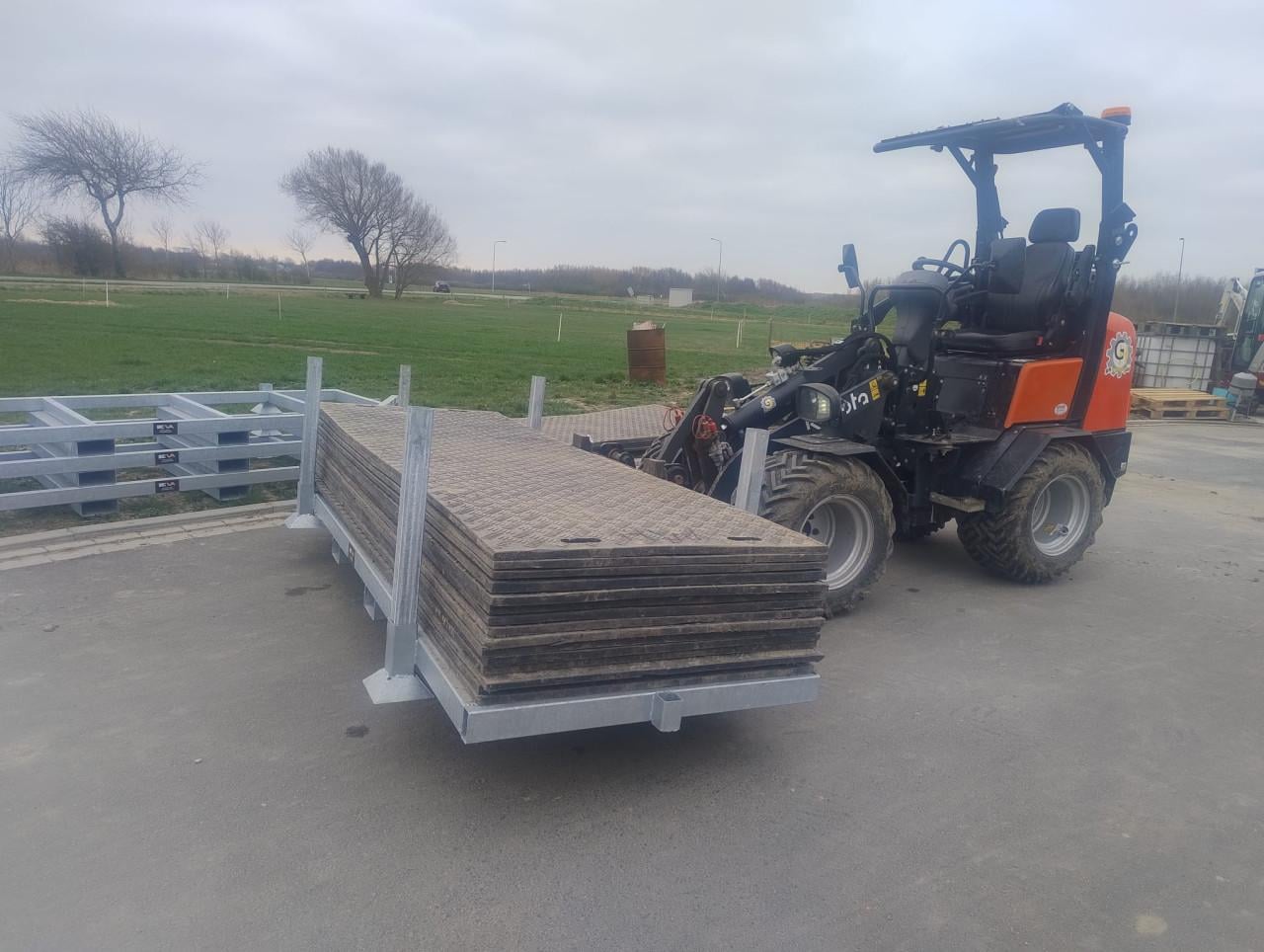 Kunststof rijplaten te huur