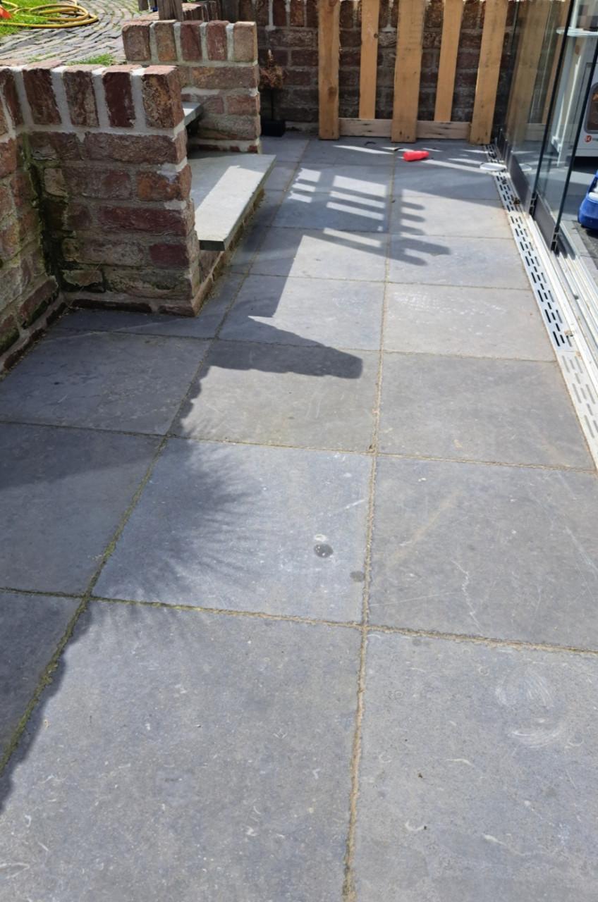 Natuursteen tegels 40x40 48m2