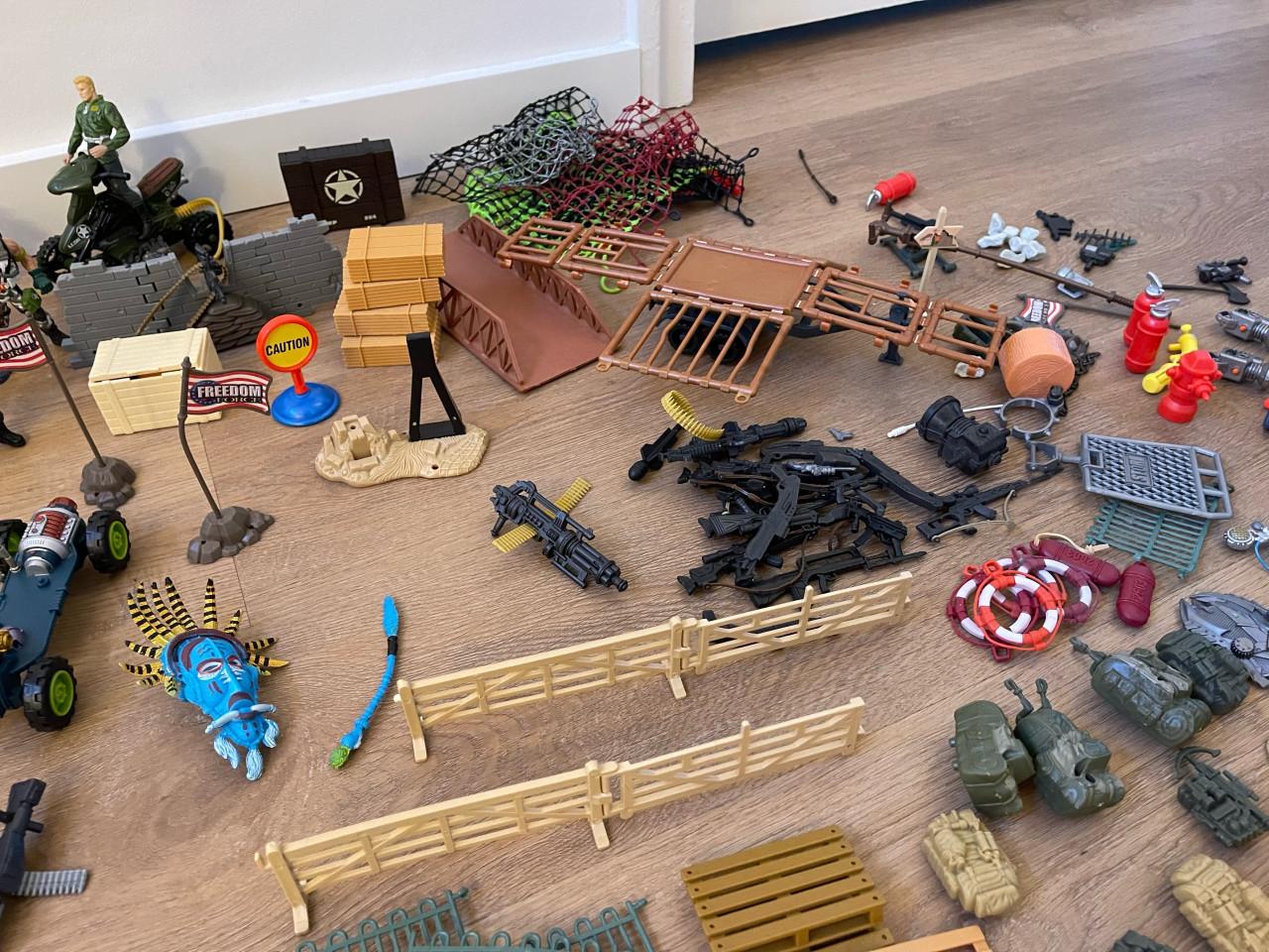 Chap Mei leger speelgoed set met veel onderdelen