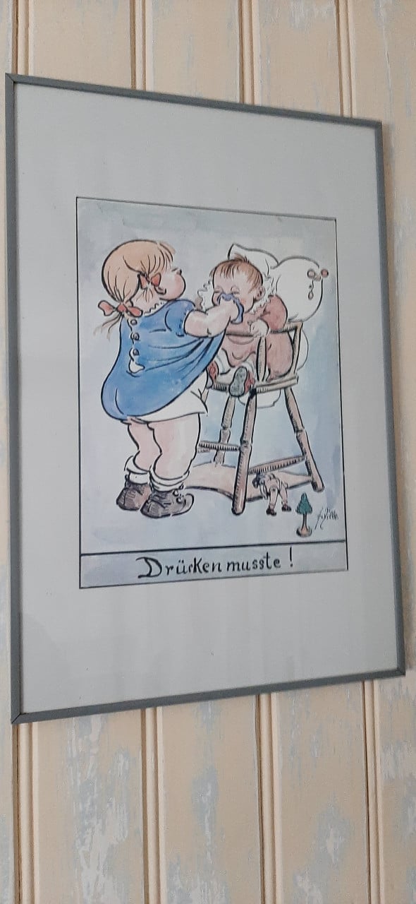 2 Mooie lijsten met diamont panting en poster
