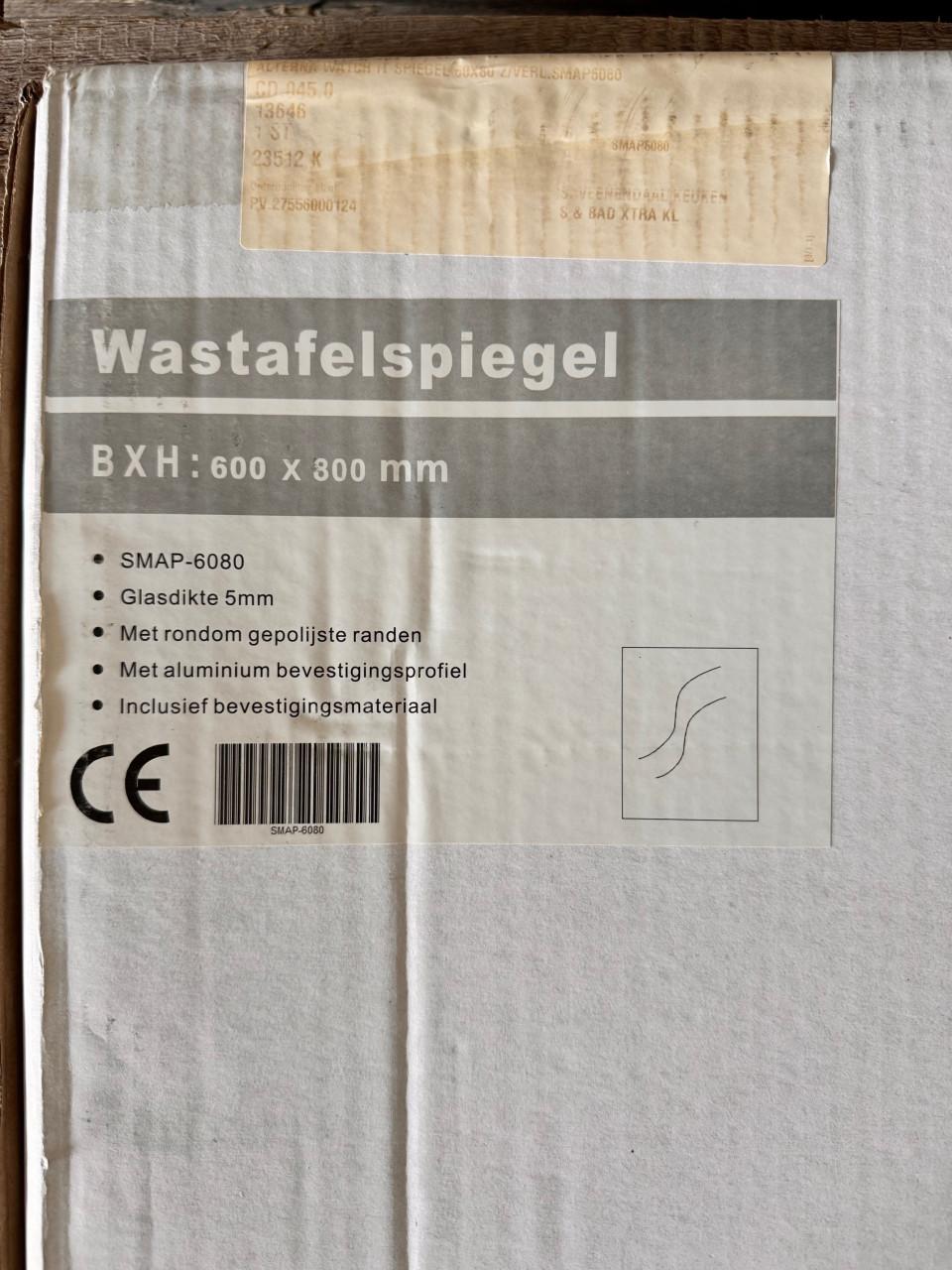 Lavigo Wessel spiegel SMAP6080 spiegel B800mm x H600mm