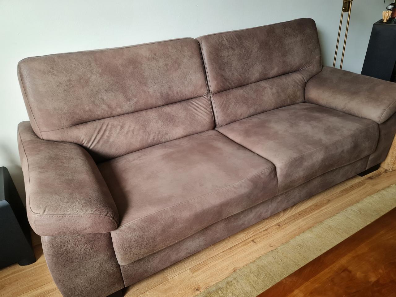 Mooi leatherlook bankje 2 1/2 zits