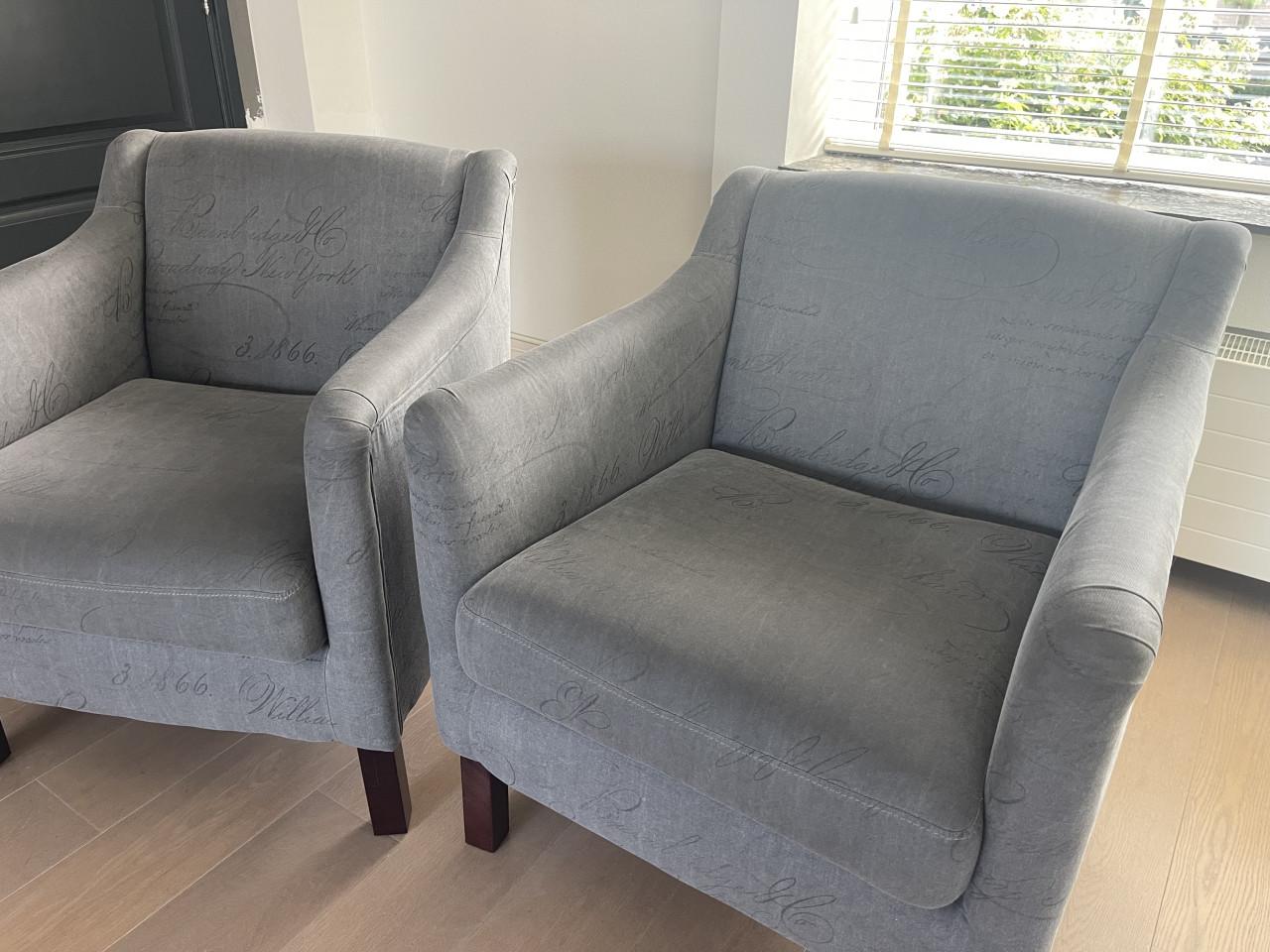 Fauteuil 2x grijs merk urban sofa