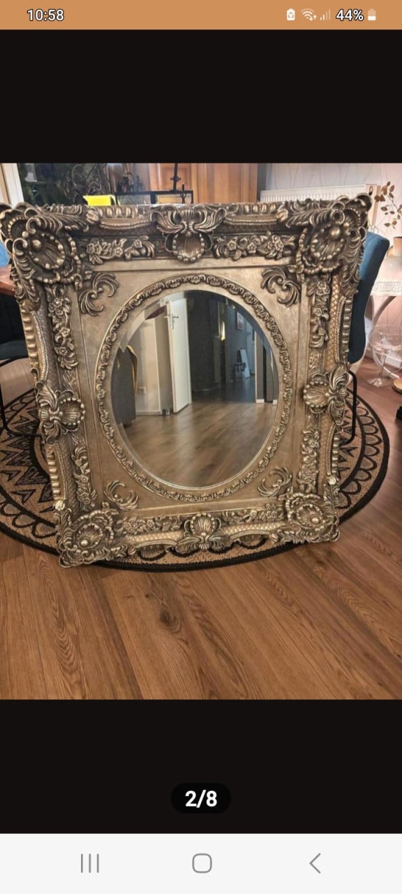 Prachtige grote Barok spiegel 250,-€