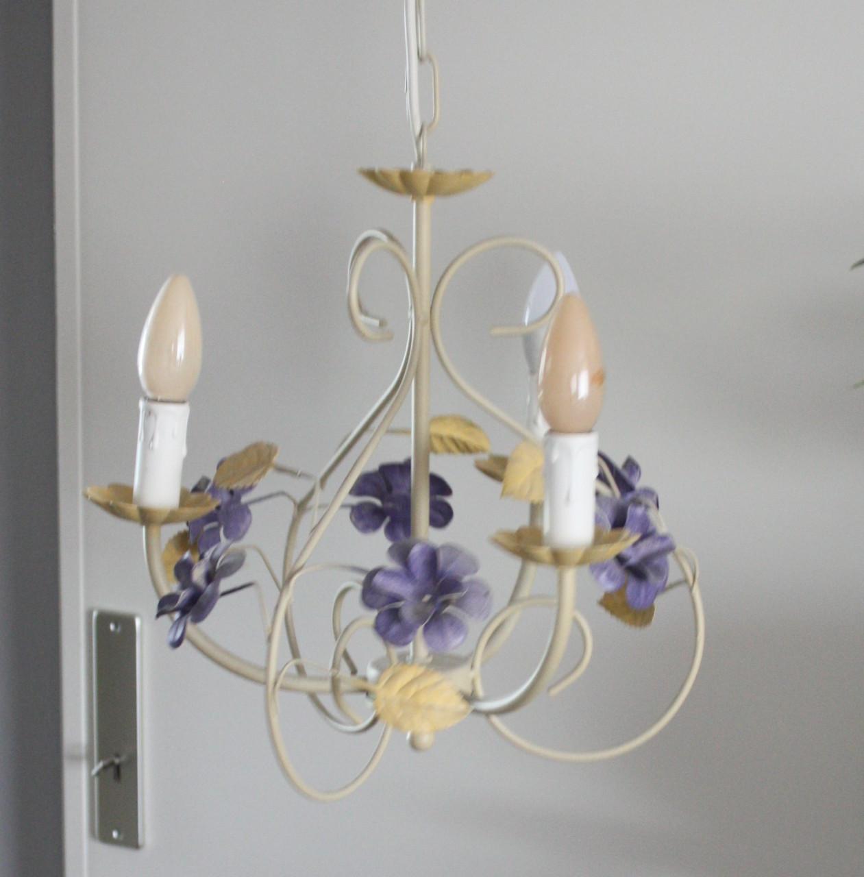 Vintage hanglamp met 3 lichtpunten