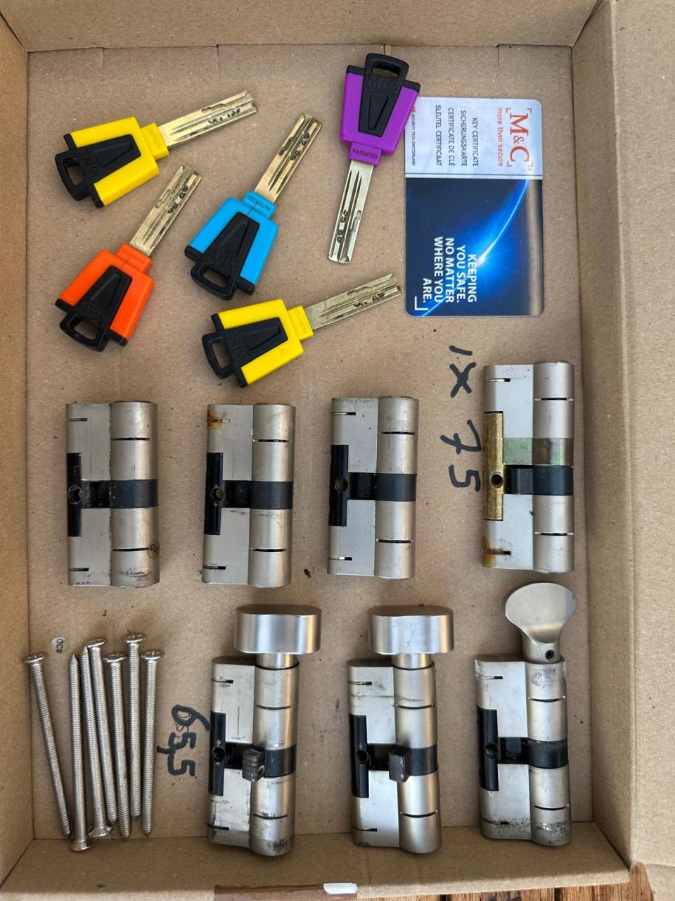 Cilindersloten gelijksluitend