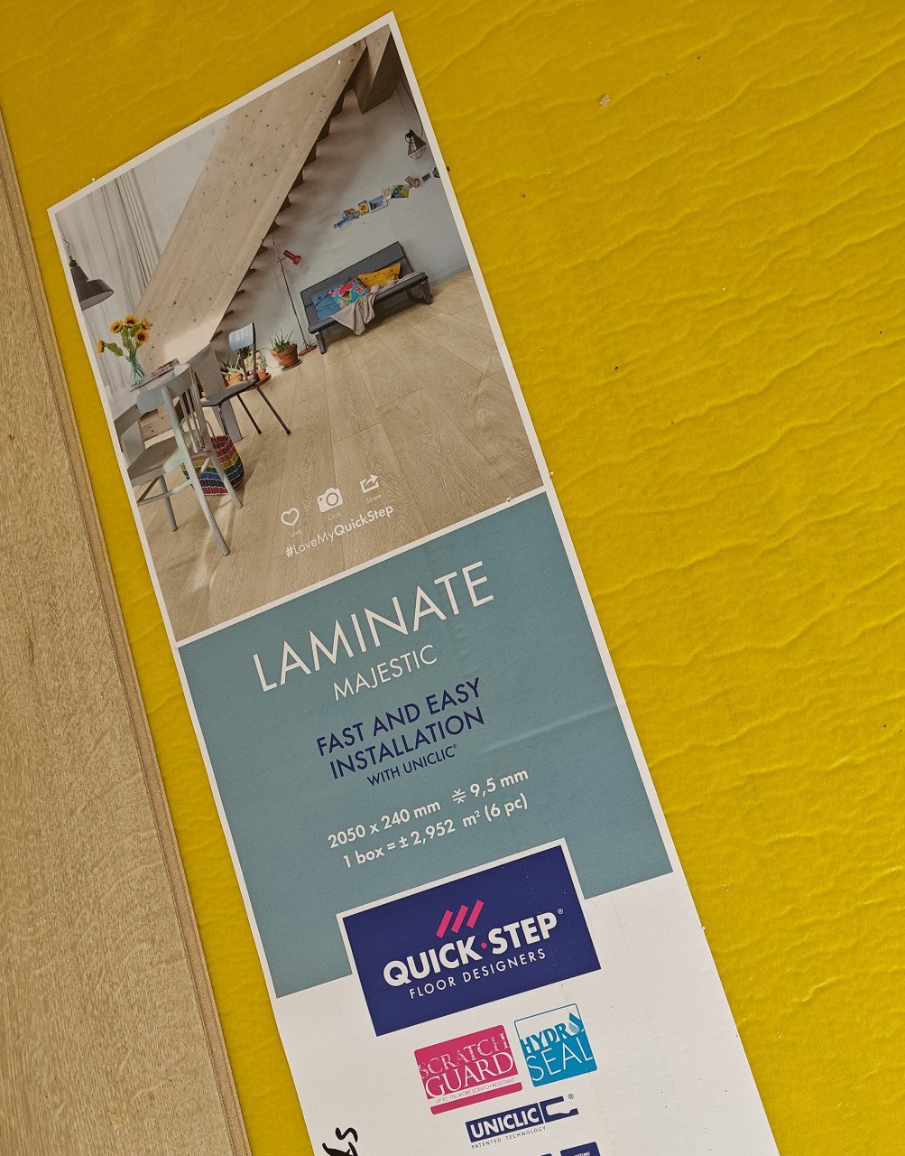 Laminaat ca. 36 m2 - zeer hoge kwaliteit