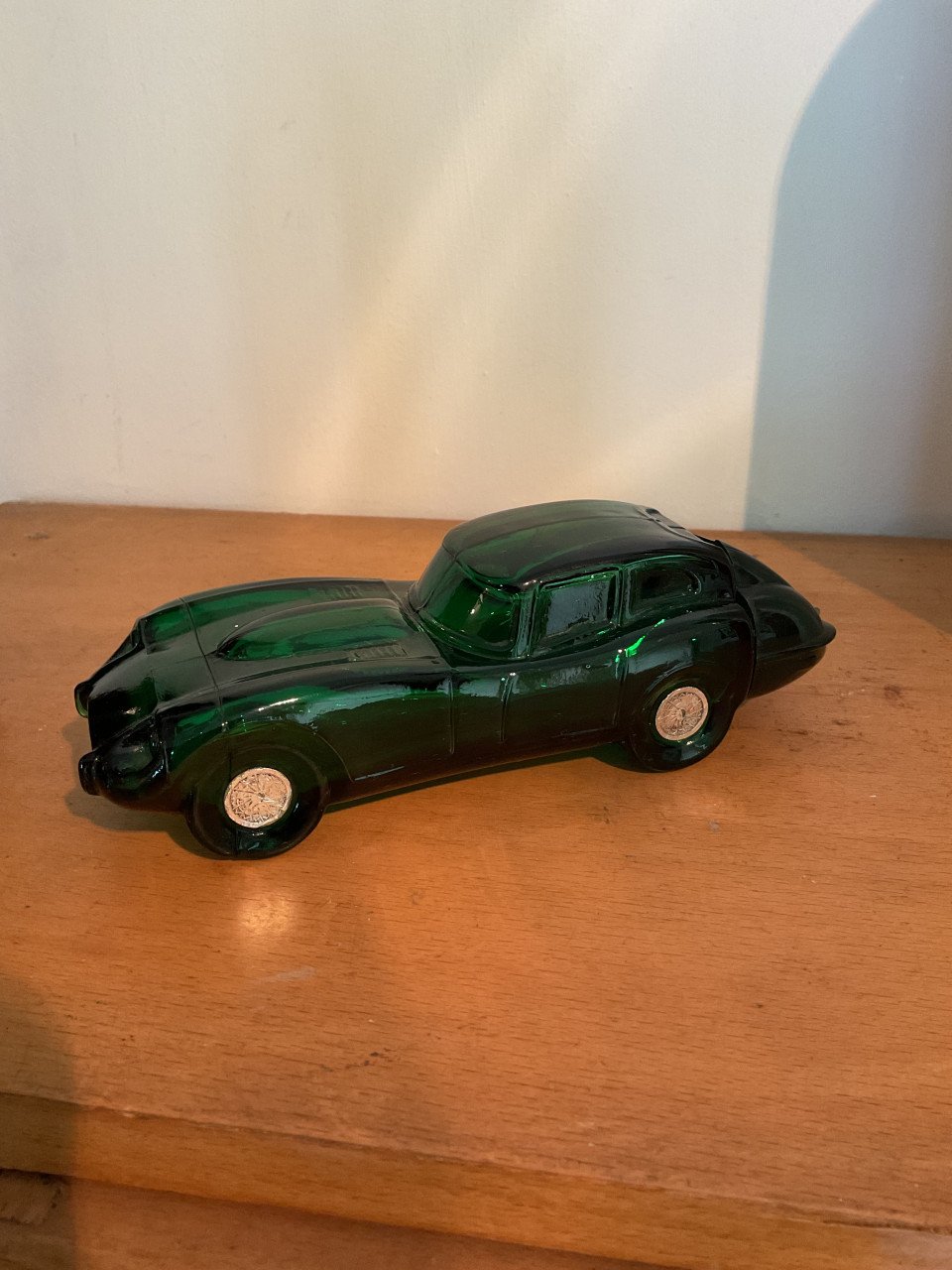 Jaguar E Type groen glas