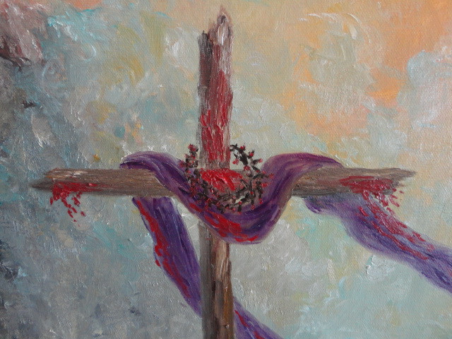 " Redemption "  prachtig Acrylschilderij van Bertha Hamilton