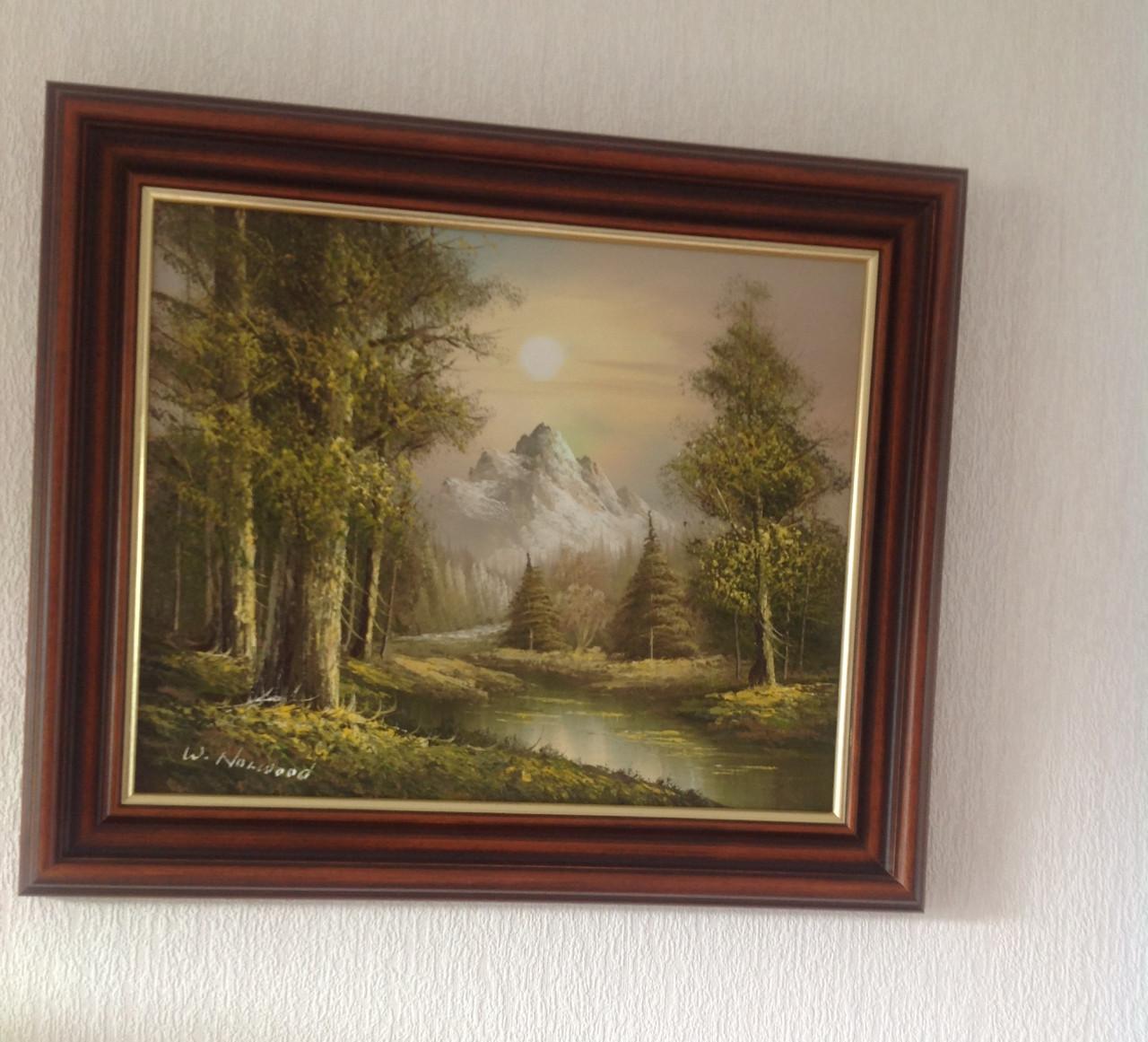Mooi olieverfschilderij in mooie lijst