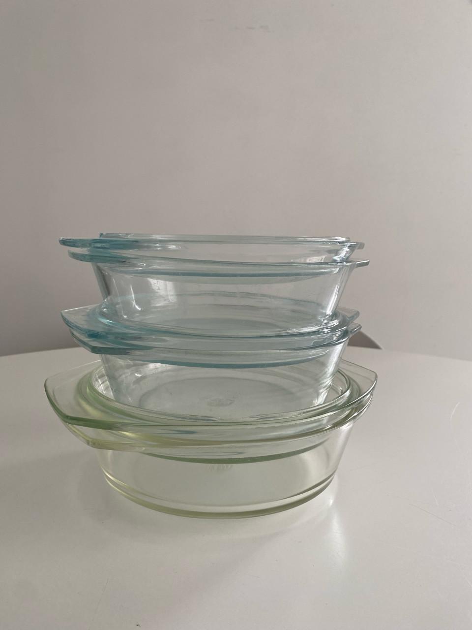 Pyrex ovenschalen 3 x