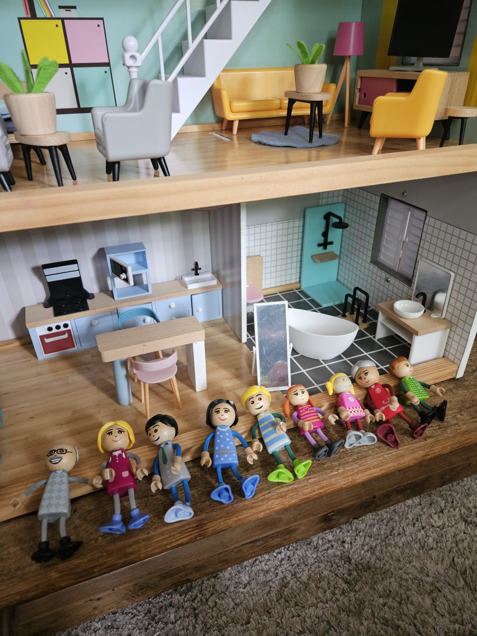 Compleet poppenhuis