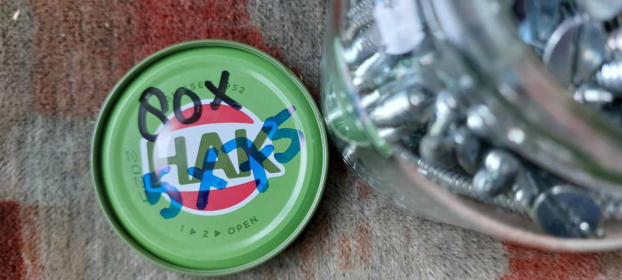 80 st PVK Houtschroeven staal 5x75