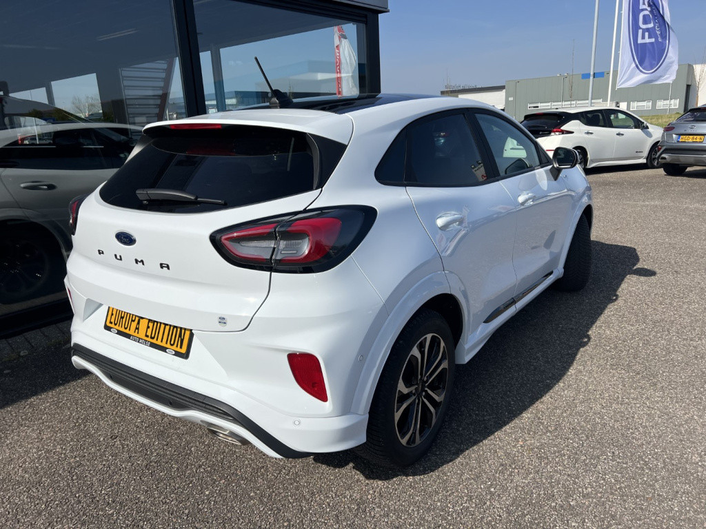 Ford Puma 1.0i ecoboost hybrid 155pk aut st-line , pano dak , winterpack ,