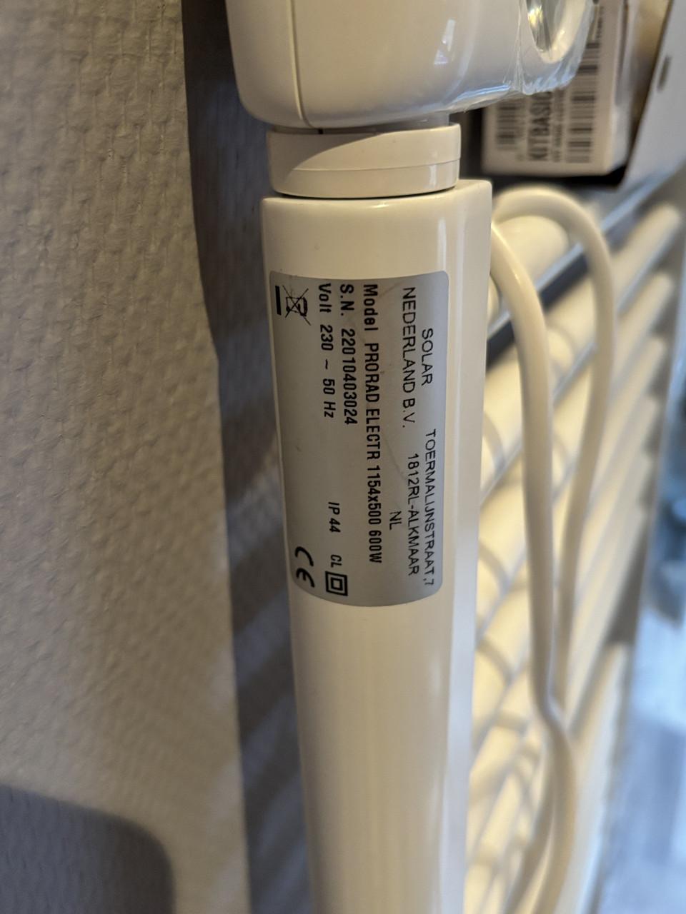 Elektrische handdoek radiator