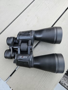 Heel grote krachtige rubberen hendel verrekijker 10-30 x 60 zoom....