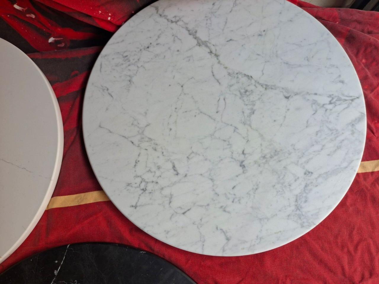 Tafelbladen Marmer rond  50 cm doorsnee